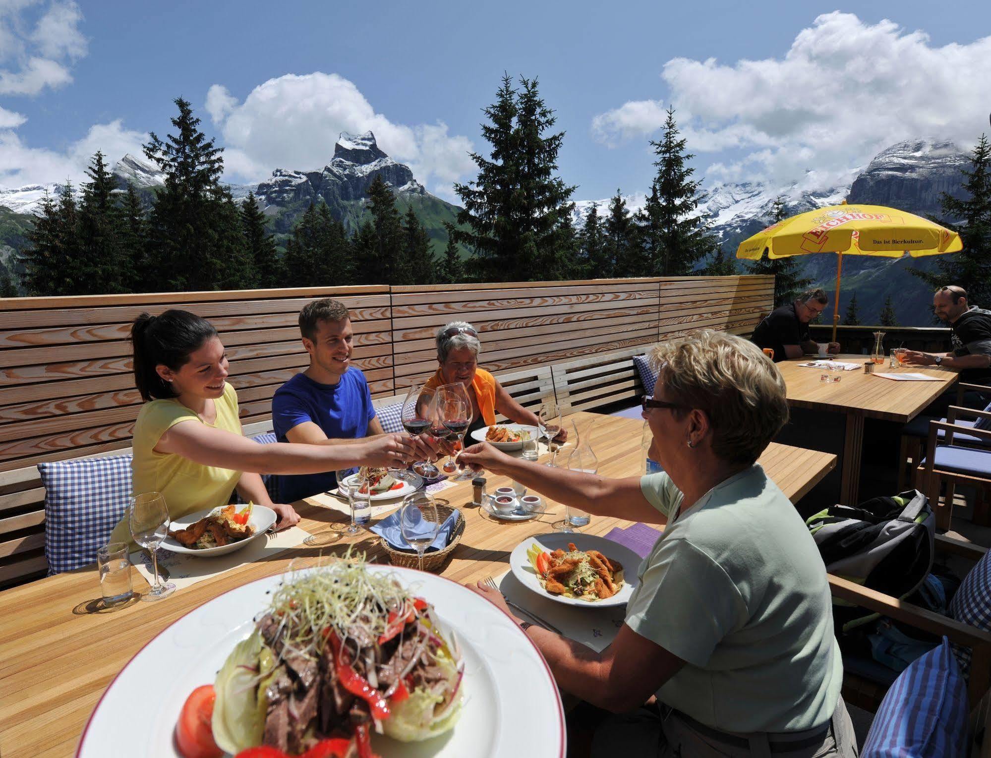 Berglodge Restaurant Ristis Engelberg Luaran gambar